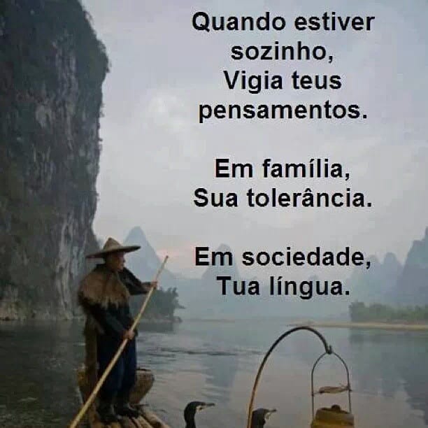 Quando estiver sozinho