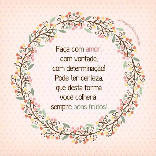 Faça com amor