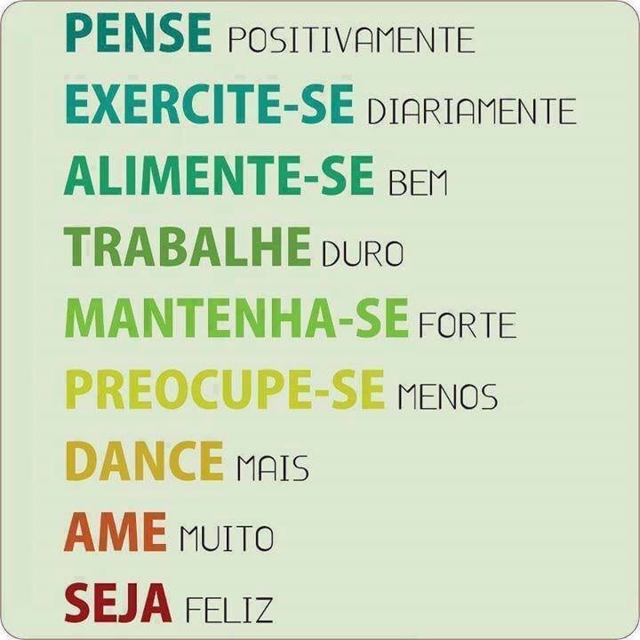 Pense positivamente