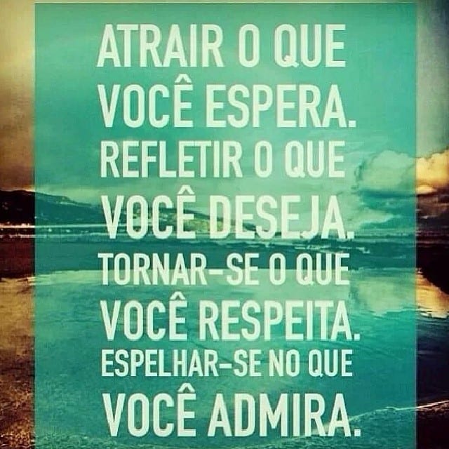 Atrair o que você espera