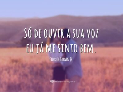 Sua voz