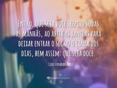 Que seja doce