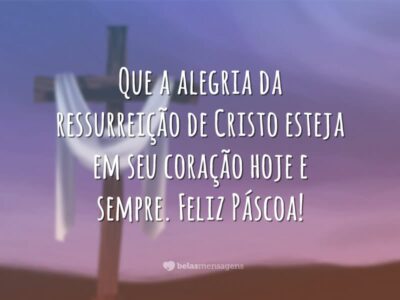 Que a alegria esteja em seu coração
