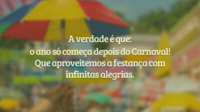 A verdade é que: o ano só começa depois do Carnaval! Que&hellip;