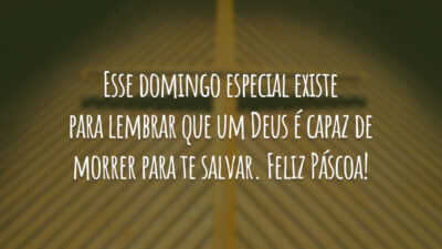 Esse domingo especial existe para lembrar que um Deus é capaz de&hellip;