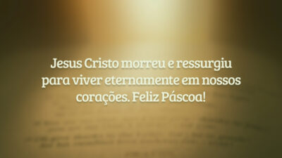 Jesus Cristo morreu e ressurgiu para viver eternamente em nossos corações. Feliz&hellip;