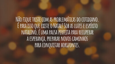 Não fique triste com as problemáticas do cotidiano. É para isso que&hellip;