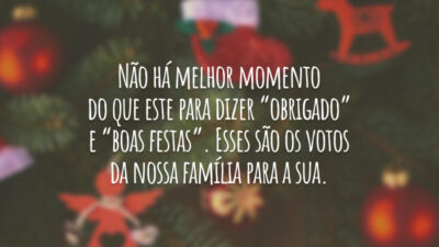 Não há melhor momento do que este para dizer "obrigado" e "boas&hellip;