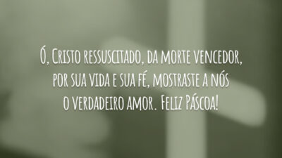 Ó, Cristo ressuscitado, da morte vencedor, por sua vida e sua fé,&hellip;