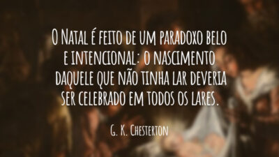 O Natal é feito de um paradoxo belo e intencional: o nascimento&hellip;