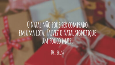 O Natal não pode ser comprado em uma loja. Talvez o Natal&hellip;