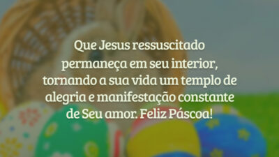 Que Jesus ressuscitado permaneça em seu interior, tornando a sua vida um&hellip;