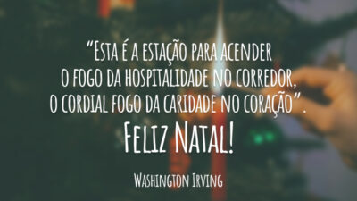 "Esta é a estação para acender o fogo da hospitalidade no corredor,&hellip;