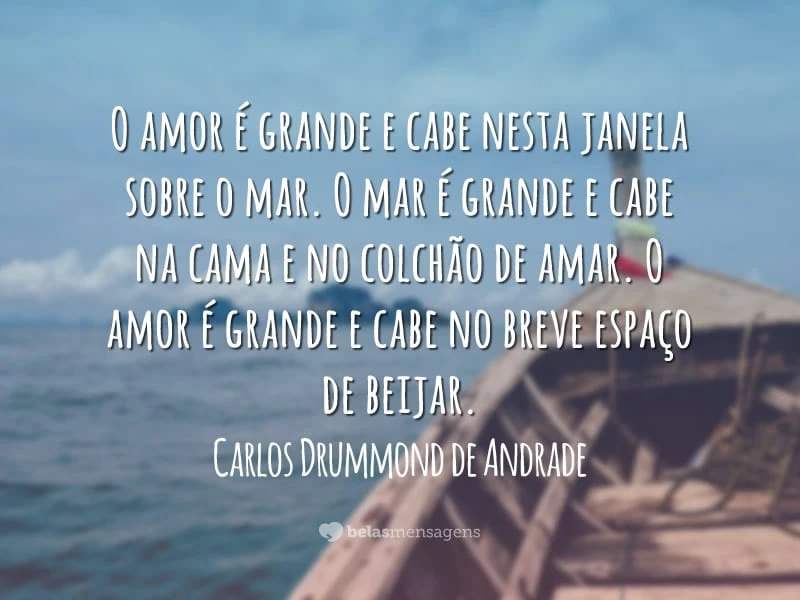 Frases De Carlos Drummond De Andrade Belas Mensagens