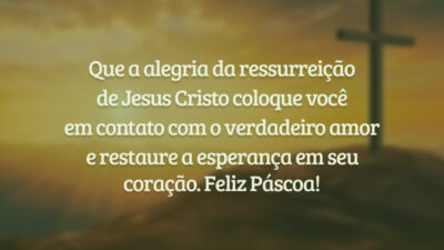 Que a alegria da ressurreição de Jesus Cristo coloque você em contato&hellip;