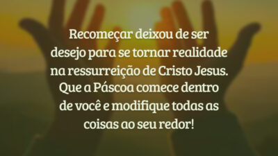 Recomeçar deixou de ser desejo para se tornar realidade na ressurreição de&hellip;