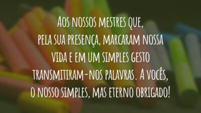 Aos nossos mestres que, pela sua presença, marcaram nossa vida e em&hellip;