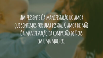 Um presente é a manifestação do amor que sentimos por uma pessoa.&hellip;