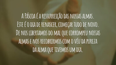 Mensagem de feliz Páscoa