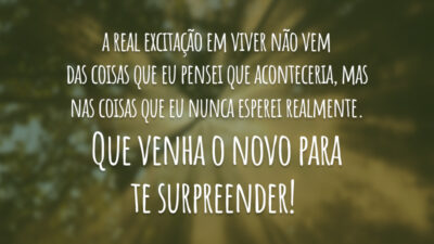 O inesperado