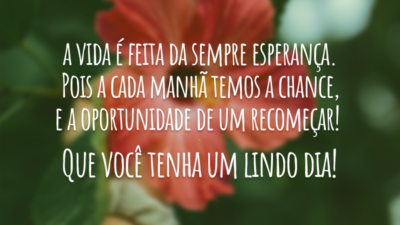 Felicidades hoje e sempre