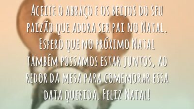 Feliz Natal filho querido