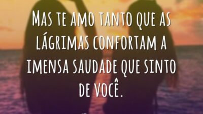 Amiga que saudades
