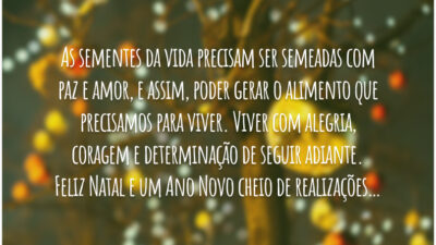 Semeando um Feliz Natal