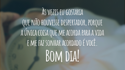 Bom dia apaixonado
