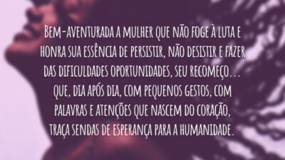 À você, mulher