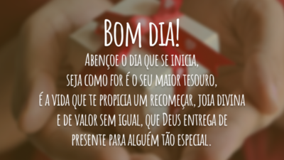 Meu anjo, abençoe o dia