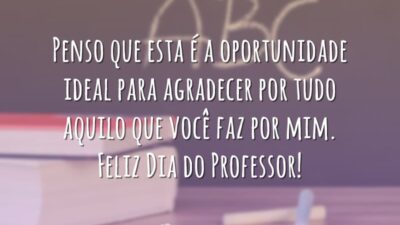 Carta ao professor