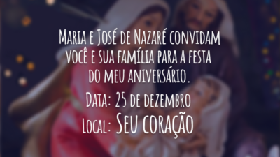 Um convite irrecusável!