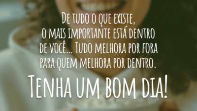 O mais importante