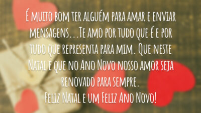Feliz Natal para namorado