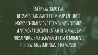 Feliz Ano Novo minha vida