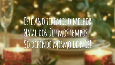 Teremos um lindo Natal