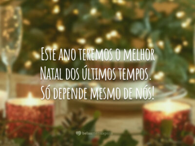 Teremos um lindo Natal