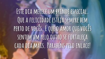 Parabéns pelo enlace