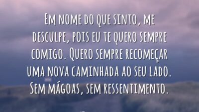 Estou triste, pois te magoei