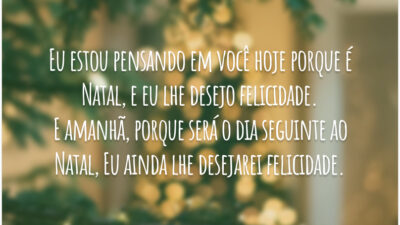 Eu estou pensando em você hoje