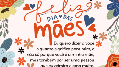 Feliz Dia das Mães para você