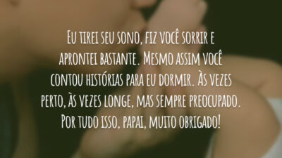 Muito obrigado, papai