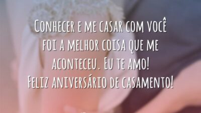 Feliz aniversário de casamento