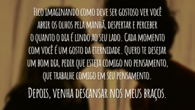 Bom dia romântico