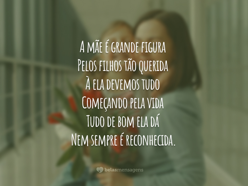 Mãe, palavra sem rima - Belas Mensagens Mãe, palavra sem rima - Belas Mensagens