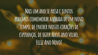 Mensagem Feliz Ano Novo para namorado