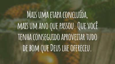 Feliz Ano Novo evangélico