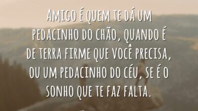 Mensagem ao melhor amigo