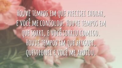 Mensagem de Amizade Verdadeira